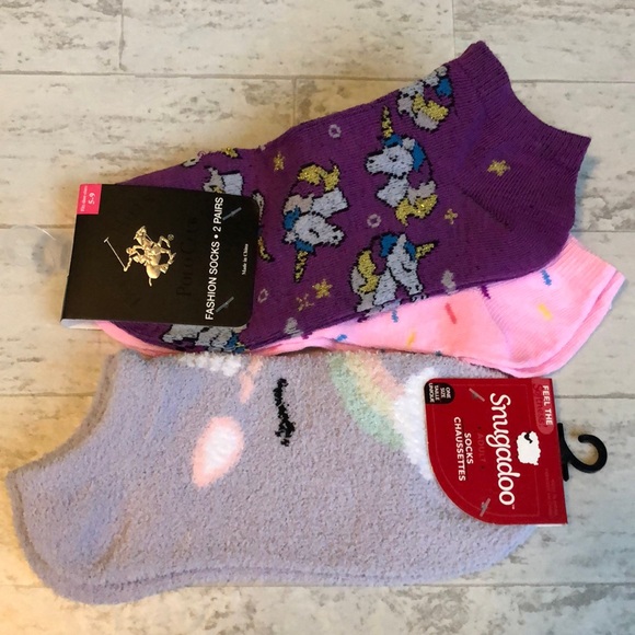 Cute Kawaii Unicorn Socks Bundle - Picture 1 of 7